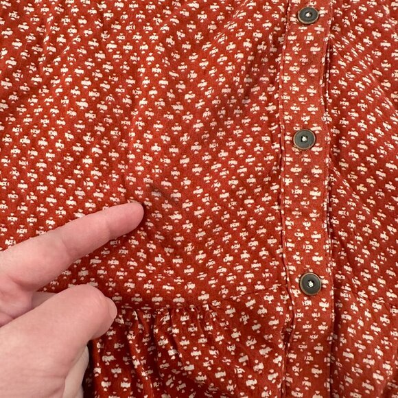 Anthropologie Holding Horses Rustic Pavin Button Down Tunic Women's XS - Picture 2 of 9